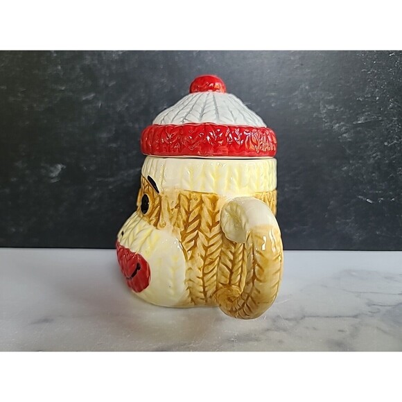 Sock Money Lidded Coffee Mug With Handle - Picture 3 of 10
